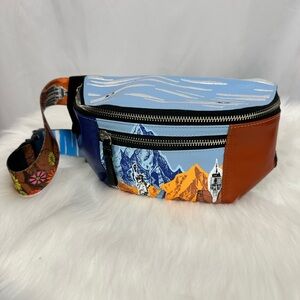 Min & Mon leather crossbody fanny pack shoulder bag in the spark of an eye